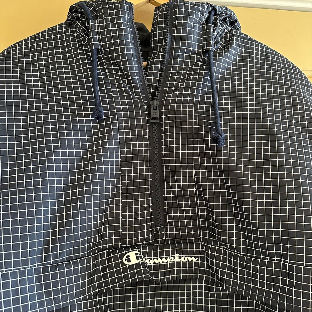 Champion MEN’s Puffer Anorak Quarter Zip Pullover (Size L) - Picture 2 of 14
